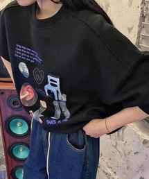 Vipoa（ヴィポア）の「COLLAGE ART OVERSIZE SWEAT（スウェット・メンズ）」