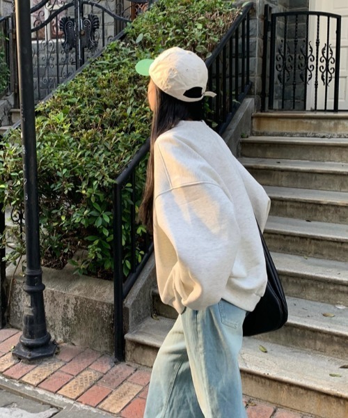 Vipoa(ヴィポア)の「COLLAGE ART OVERSIZE SWEAT(スウェット・レディース・ライトグレー/ブラック・FREE)」の20枚目の写真