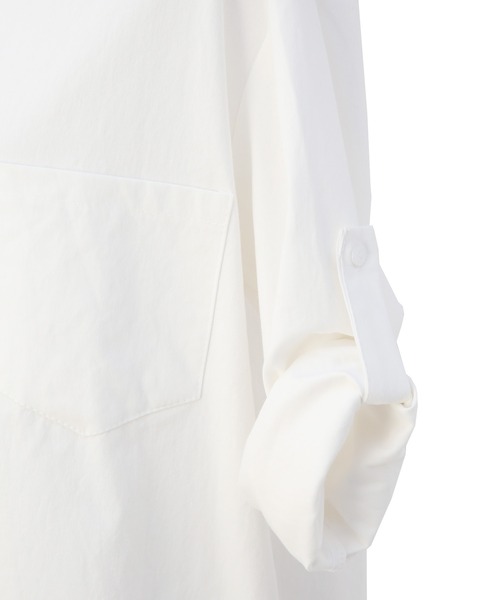 MIELI INVARIANT(ミエリインヴァリアント)の「Round Hem Long Shirt(シャツ/ブラウス・レディース・ホワイト・FREE)」の17枚目の写真