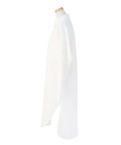 MIELI INVARIANT(ミエリインヴァリアント)の「Round Hem Long Shirt(シャツ/ブラウス・レディース・ホワイト・FREE)」の13枚目の写真