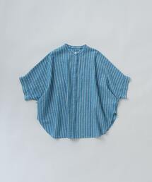 conges payes ADIEU TRISTESSE | ストライプポンチョシャツ(シャツ/ブラウス)