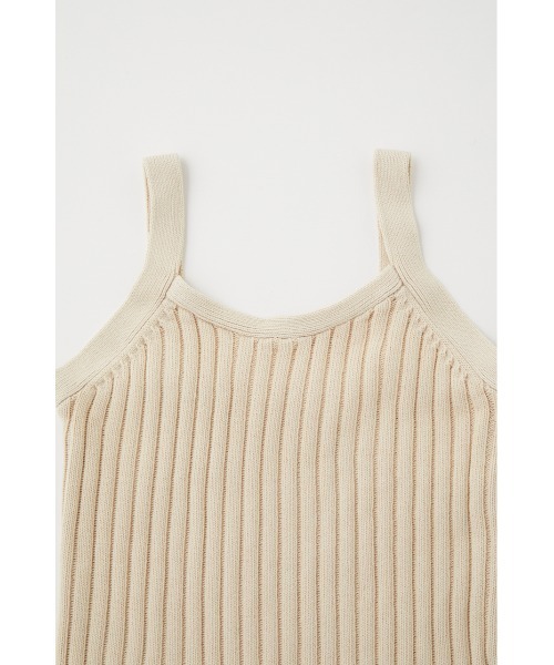 MOUSSY（マウジー）の「STONE WASH KNIT キャミソール（キャミソール・レディース・オレンジ/ライトベージュ/ネイビー・FREE）」の6枚目の写真
