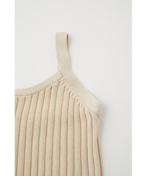 MOUSSY（マウジー）の「STONE WASH KNIT キャミソール（キャミソール・レディース・オレンジ/ライトベージュ/ネイビー・FREE）」の7枚目の写真
