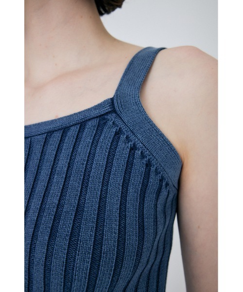 MOUSSY（マウジー）の「STONE WASH KNIT キャミソール（キャミソール・レディース・オレンジ/ライトベージュ/ネイビー・FREE）」の14枚目の写真