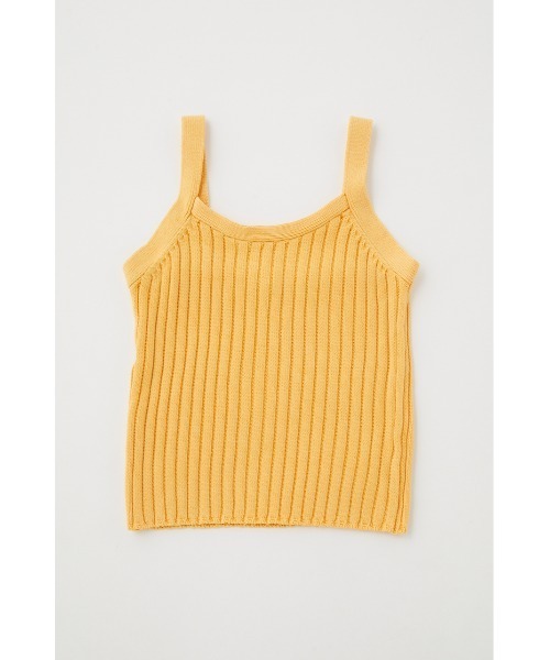 MOUSSY（マウジー）の「STONE WASH KNIT キャミソール（キャミソール・レディース・オレンジ/ライトベージュ/ネイビー・FREE）」の19枚目の写真
