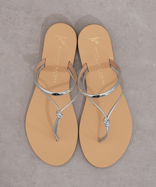 SHENERY（シーナリー）の「(NICOLAS LAINAS/ニコラスライナス)トングサンダル（サンダル・レディース・シルバー/ゴールド・39/38/37/36）」の8枚目の写真