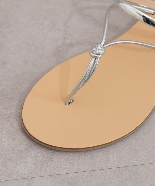 SHENERY（シーナリー）の「(NICOLAS LAINAS/ニコラスライナス)トングサンダル（サンダル・レディース・シルバー/ゴールド・39/38/37/36）」の12枚目の写真