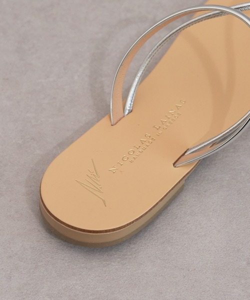 SHENERY（シーナリー）の「(NICOLAS LAINAS/ニコラスライナス)トングサンダル（サンダル・レディース・シルバー/ゴールド・39/38/37/36）」の13枚目の写真