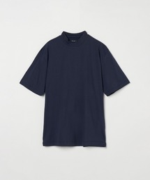 three dots（スリードッツ）の「サンデッドジャージー モックネックTシャツ Steve（Tシャツ/カットソー）」