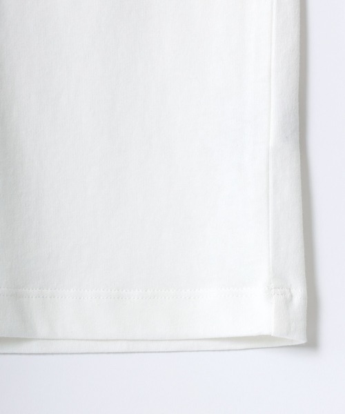 Lee（リー）の「Lee/リー POCKET S/S TEE/オーバーサイズ  ミニロゴ ワンポイント刺繍 ポケット 半袖Tシャツ/リンガーT/レディース メンズ（Tシャツ/カットソー・メンズ・ホワイト/ホワイト系その他/ブラック/グレー系その他・M/L/XL）」の14枚目の写真