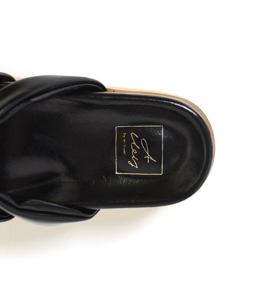 Alley by w closet(アリーバイダブルクローゼット)の「【Alley】厚底フットヘッドリボンサンダル(サンダル・レディース・レッド/ブラック・M/L)」の8枚目の写真