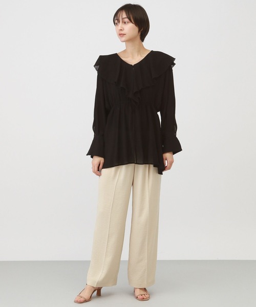 セール】ヨウリュウフリルブラウス（シャツ/ブラウス）｜A part