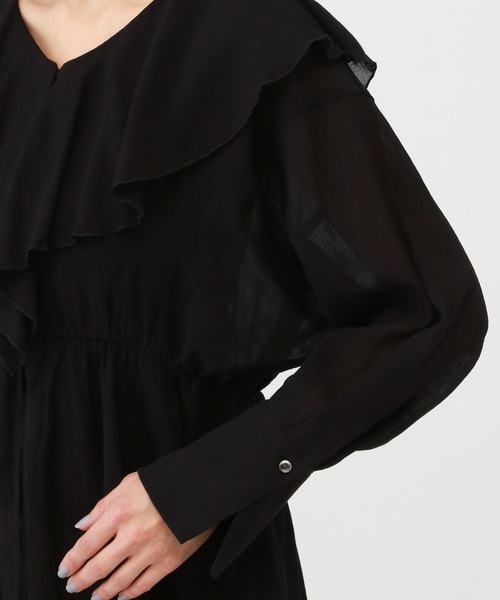 apart by lowrys - アパートバイローリーズ　ヨウリュウフリルブラウス セール】ヨウリュウフリルブラウス（シャツ/ブラウス）｜A part