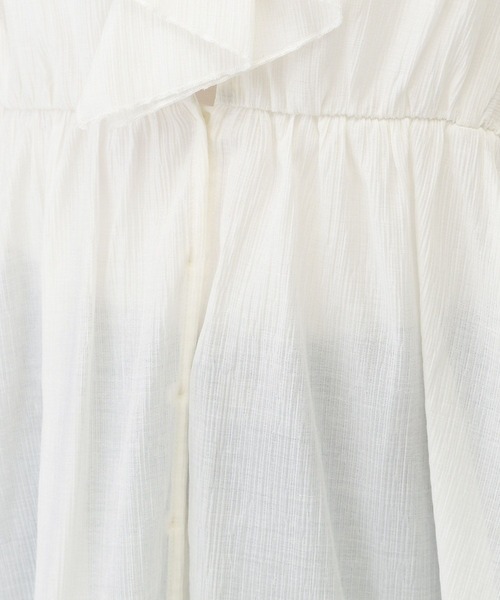 apart by lowrys - アパートバイローリーズ　ヨウリュウフリルブラウス セール】ヨウリュウフリルブラウス（シャツ/ブラウス）｜A part