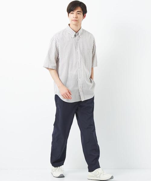 green label relaxing（グリーンレーベルリラクシング）の「REFINETEX イージーパンツ -撥水-（その他パンツ・メンズ・ネイビー/グレー・S/L/M）」の12枚目の写真