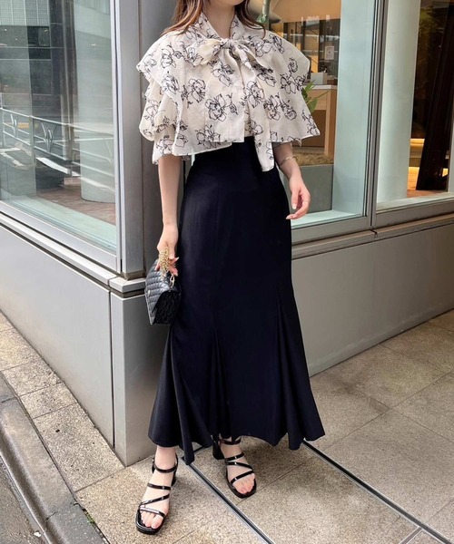 one after another NICE CLAUP（ワンアフターアナザーナイスクラップ）の「【WEB限定色あり/襟取り外し可能】マルチウェイリボンブラウス（シャツ/ブラウス・レディース・アイボリー/ピンク系その他/ピンク/ホワイト系その他/ホワイト系その他2・FREE）」の16枚目の写真