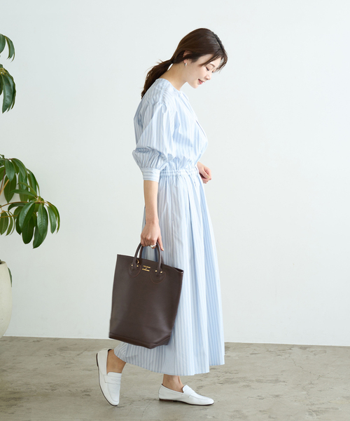IENA ヤング&オルセン　トートバッグM ヤングアンドオルセン エンボスド レザー D トート M – YOUNG