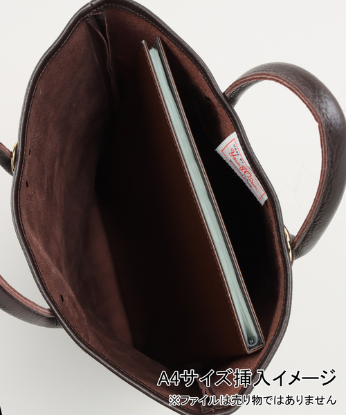 YOUNG&OLSEN/ヤングアンドオルセン】 EMBOSSED LEATHER