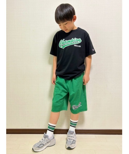 Champion(チャンピオン)の「【Champion】ロゴプリントセットアップ(その他トップス・キッズ・ブルー/ブラック・160/150)」の4枚目の写真