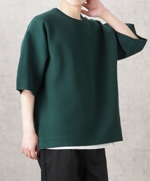 半袖ニット+半袖Tシャツ セット アンサンブル