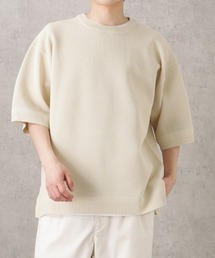 URBAN COLLECTION | 半袖ニット+半袖Tシャツ セット アンサンブル(Tシャツ/カットソー)