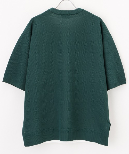URBAN COLLECTION(アーバンコレクション)の「半袖ニット+半袖Tシャツ セット アンサンブル(Tシャツ/カットソー・メンズ・ネイビー/グリーン/ブラック/アイボリー・L/M/XL)」の21枚目の写真