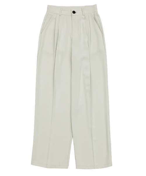 select MOCA(セレクトモカ)の「【4サイズ展開】丈長め / ハイウエストセンタープレススラックス(スラックス・レディース・ダークベージュ/ダークグレー/ブラック/アイボリー/ライトベージュ/ダークブラウン・SMALL/MEDIUM/X-SMALL/LARGE)」の11枚目の写真