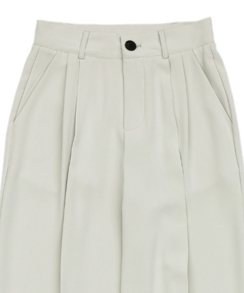 select MOCA(セレクトモカ)の「【4サイズ展開】丈長め / ハイウエストセンタープレススラックス(スラックス・レディース・ダークベージュ/ダークグレー/ブラック/アイボリー/ライトベージュ/ダークブラウン・SMALL/MEDIUM/X-SMALL/LARGE)」の18枚目の写真