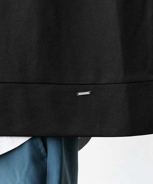 MinoriTY（マイノリティ）の「【MinoriTY】サイドオープンクルーネックアンサンブル ロンT レイヤードロンTシャツ メンズ 無地（アンサンブル・メンズ・ブラック/グレー/カーキ・M/L）」の8枚目の写真