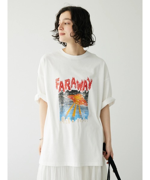 CRAFT STANDARD BOUTIQUE（クラフトスタンダードブティック）の「ロックTee　◆（Tシャツ/カットソー・レディース・ホワイト/チャコールグレー/グレイッシュベージュ・M/L）」の17枚目の写真
