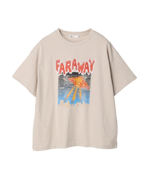 CRAFT STANDARD BOUTIQUE（クラフトスタンダードブティック）の「ロックTee　◆（Tシャツ/カットソー・レディース・ホワイト/チャコールグレー/グレイッシュベージュ・M/L）」の8枚目の写真