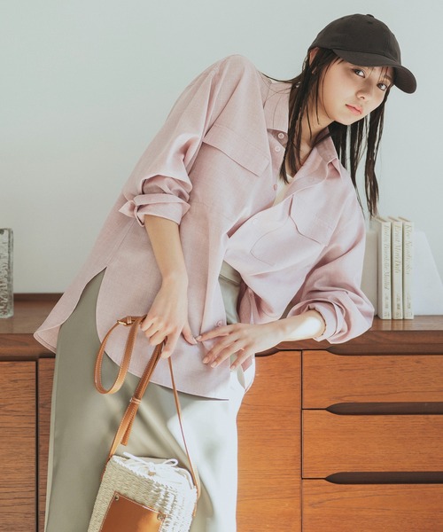 N.(N. Natural Beauty Basic)(エヌエヌナチュラルビューティーベーシック)の「麻混キャップ(キャップ・レディース・ブラック/ライトベージュ・フリ-)」の15枚目の写真