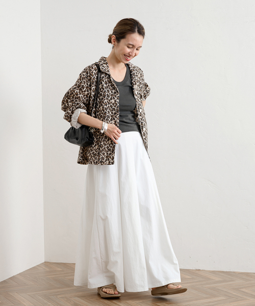 FRAMeWORK（フレームワーク）の「レオパードカバーオール（ブルゾン・レディース・マスタード・FREE）」の2枚目の写真