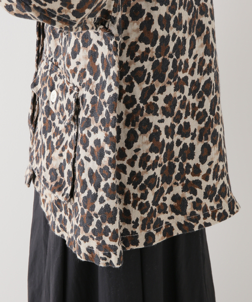 FRAMeWORK（フレームワーク）の「レオパードカバーオール（ブルゾン・レディース・マスタード・FREE）」の21枚目の写真