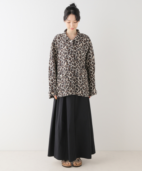 FRAMeWORK（フレームワーク）の「レオパードカバーオール（ブルゾン・レディース・マスタード・FREE）」の15枚目の写真