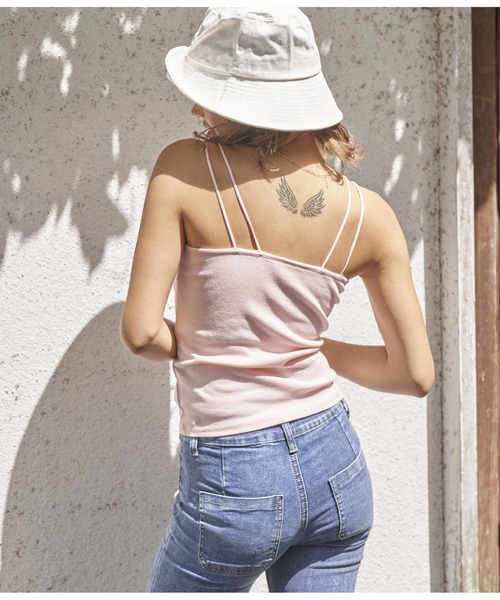 anap mimpi（アナップミンピ）の「カップ付ダブルストラップリブ