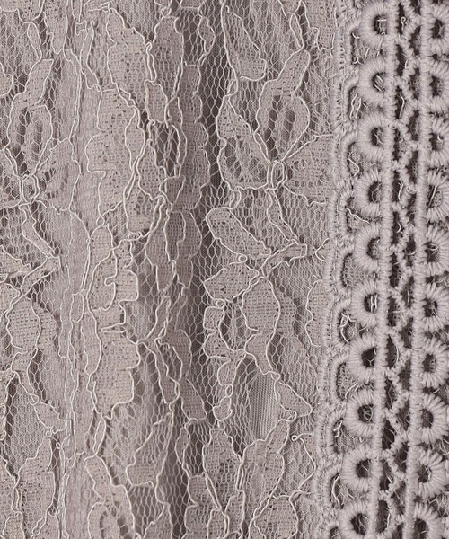 NICOLE white(ニコルホワイト)の「レースノースリーブブラウス(シャツ/ブラウス・レディース・グレー/オフホワイト/グリーン/ブラック・MEDIUM/LARGE)」の13枚目の写真