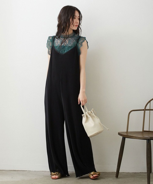 NICOLE white(ニコルホワイト)の「レースノースリーブブラウス(シャツ/ブラウス・レディース・グレー/オフホワイト/グリーン/ブラック・MEDIUM/LARGE)」の14枚目の写真