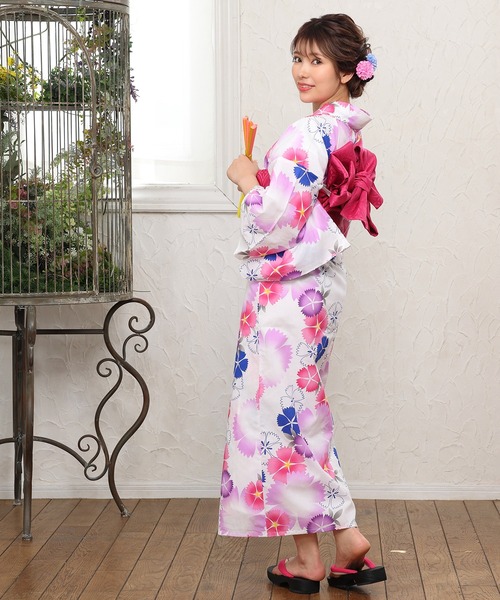 C.R.E.A.M(クリーム)の「平帯で浴衣美人に!昭和レトロなお祭り浴衣3点セット(浴衣・平帯・下駄)(浴衣・レディース・その他4/その他7/その他9/その他6/その他1/その他2/その他3/その他5/その他8・FREE)」の3枚目の写真