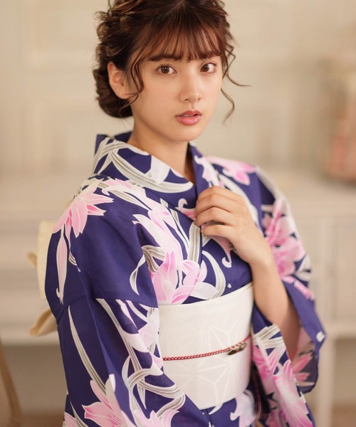 C.R.E.A.M(クリーム)の「平帯で浴衣美人に!昭和レトロなお祭り浴衣3点セット(浴衣・平帯・下駄)(浴衣・レディース・その他4/その他7/その他9/その他6/その他1/その他2/その他3/その他5/その他8・FREE)」の6枚目の写真