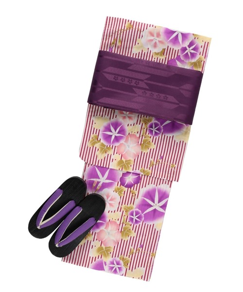 C.R.E.A.M(クリーム)の「平帯で浴衣美人に!昭和レトロなお祭り浴衣3点セット(浴衣・平帯・下駄)(浴衣・レディース・その他4/その他7/その他9/その他6/その他1/その他2/その他3/その他5/その他8・FREE)」の14枚目の写真