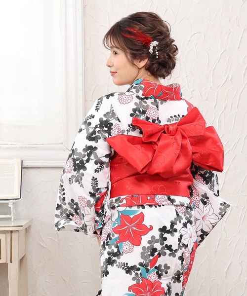 C.R.E.A.M(クリーム)の「平帯で浴衣美人に!昭和レトロなお祭り浴衣3点セット(浴衣・平帯・下駄)(浴衣・レディース・その他4/その他7/その他9/その他6/その他1/その他2/その他3/その他5/その他8・FREE)」の22枚目の写真