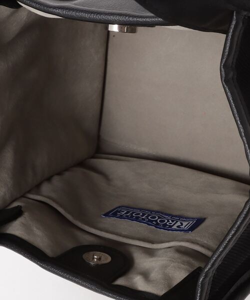 ROOTOTE(ルートート)の「ROOTOTE 異素材コンビミニトートBAG(トートバッグ・メンズ・レオパード/シルバー/ナチュラル/ローズ/ゼブラ/ブラック/ネイビー・FREE)」の14枚目の写真