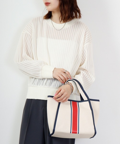 ROOTOTE(ルートート)の「ROOTOTE 異素材コンビミニトートBAG(トートバッグ・メンズ・レオパード/シルバー/ナチュラル/ローズ/ゼブラ/ブラック/ネイビー・FREE)」の10枚目の写真