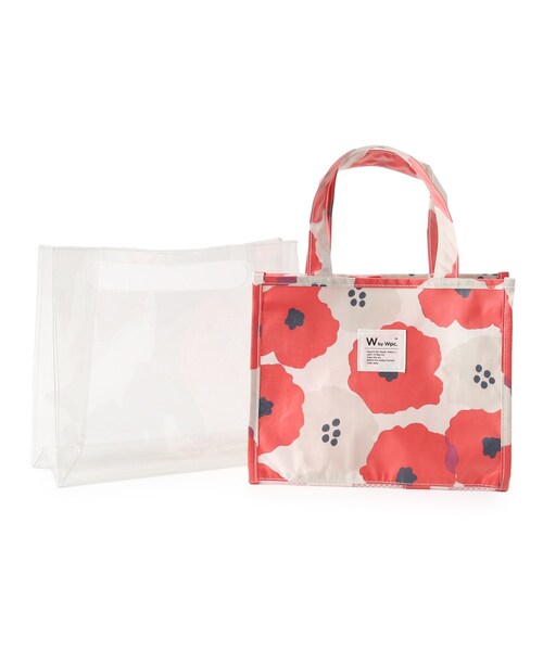 SHOO・LA・RUE（シューラルー）の「【W by Wpc.】スパ バッグ（トートバッグ・レディース・グレー系4/ネイビー系5/レッド系8・00）」の14枚目の写真