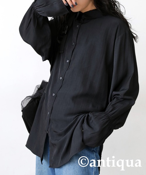 antiqua - おまとめアンティカ☆長袖シャツ　ブラウス BIGバーゲン30％OFF！12日10時迄 レースシャツ シャツ