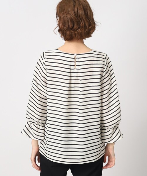 grove(グローブ)の「◆きちんと見えの麻調袖デザインブラウス!(シャツ/ブラウス・レディース・ブラック系2/イエロー/ブルー/ブラック・02/03/04/01/05)」の9枚目の写真