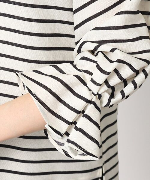 grove(グローブ)の「◆きちんと見えの麻調袖デザインブラウス!(シャツ/ブラウス・レディース・ブラック系2/イエロー/ブルー/ブラック・02/03/04/01/05)」の6枚目の写真