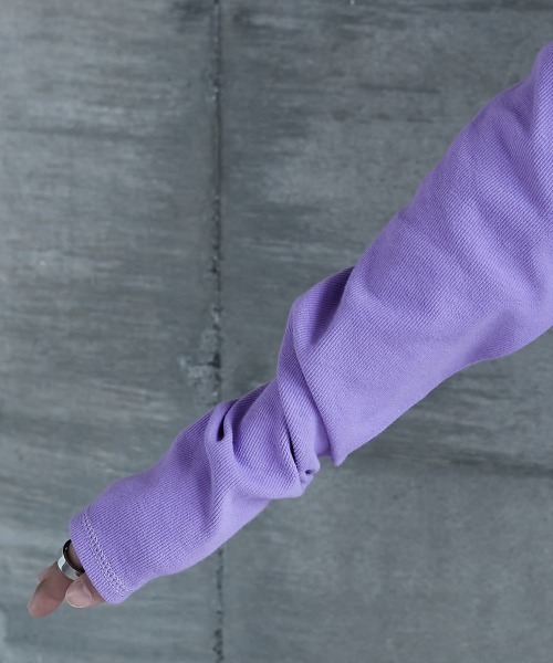 GEVS.(ジェイヴィス)の「<大きいサイズ> ハーフジップハイネックカットソー GEVS.(Tシャツ/カットソー・レディース・ブラック/パープル・L/LL/3L/4L/5L)」の10枚目の写真