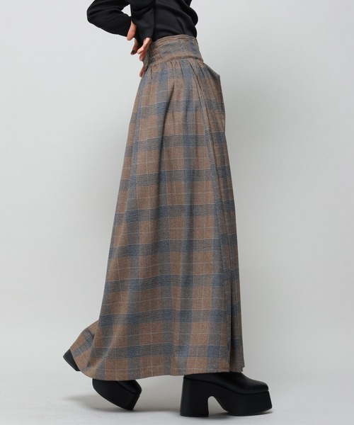 PAGEBOY（ページボーイ）の「ハイウエストチェックスカート（スカート・レディース・ブラウン系その他/ブラック系その他・FREE）」の7枚目の写真